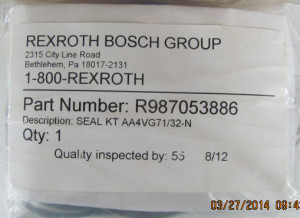 Rexroth Seal kit AA4VG71